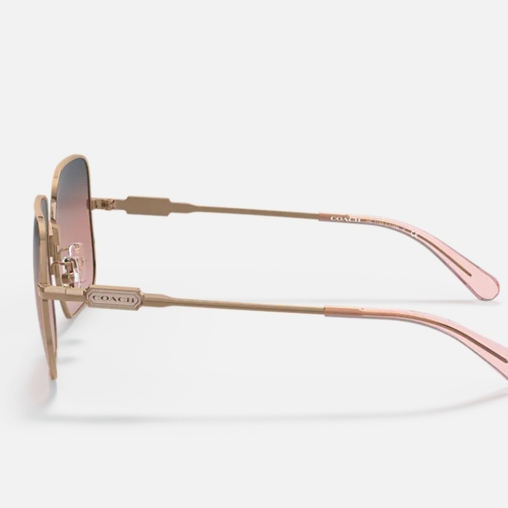 Coach Pink and Gold Sunglasses - Picture 2 of 9